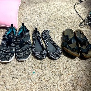 Tom’s, rocketdog and Arizona brand shoes